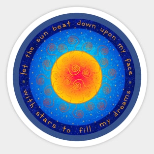 Kashmir Sun Sticker